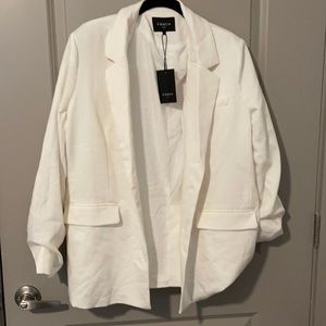 FRNCH Creme Colored Blazer